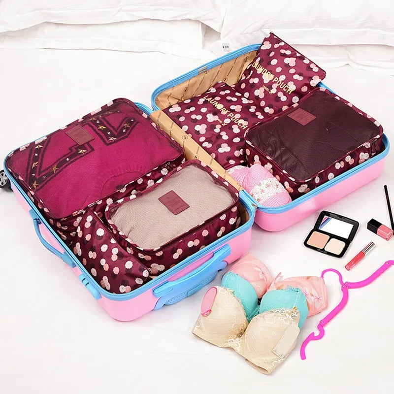 6-Piece Travel Organizer Set