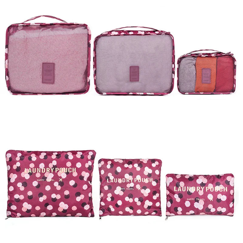 6-Piece Travel Organizer Set