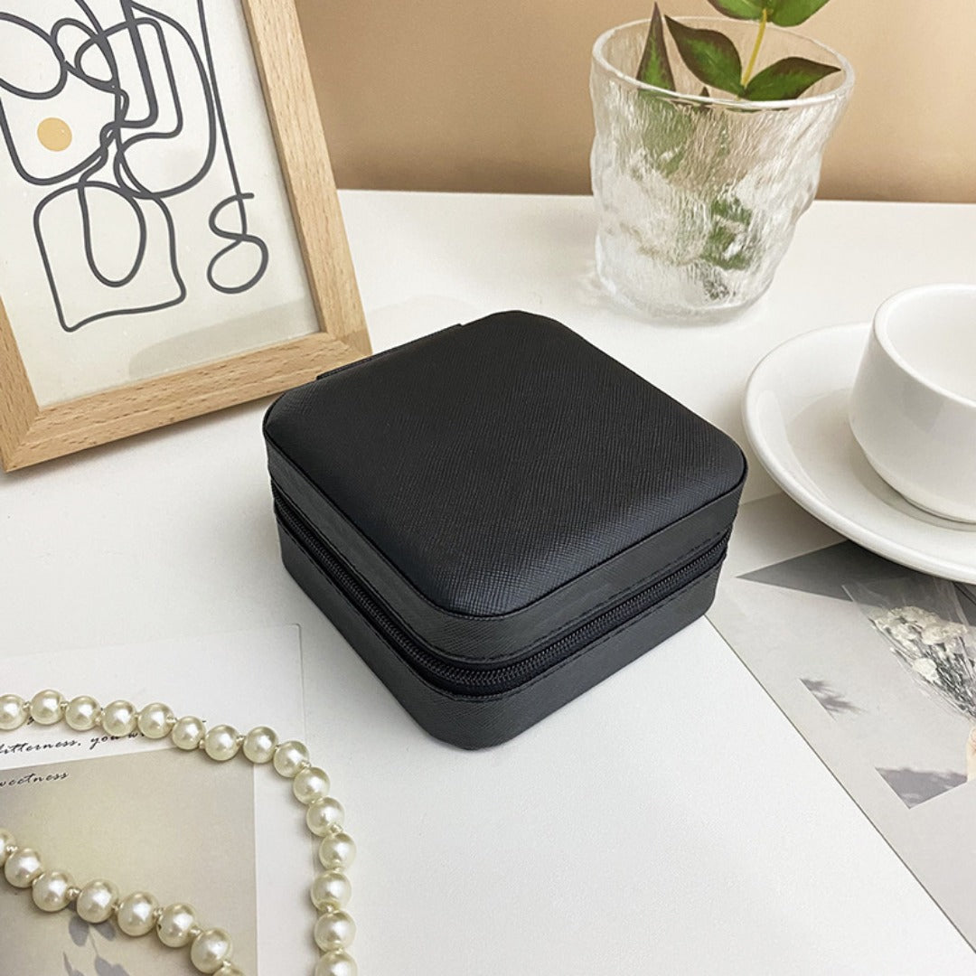 Compact travel jewelry organizer case - view 5