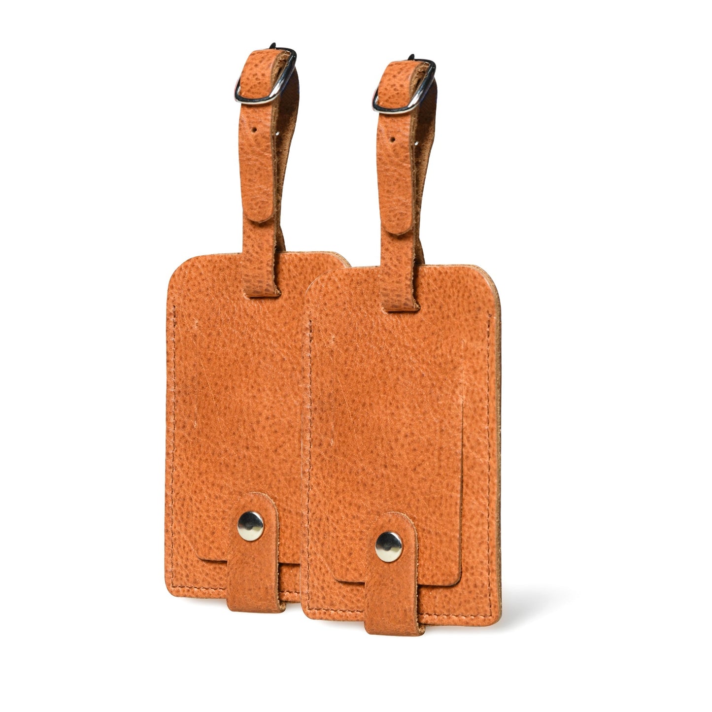 Leather Luggage Tags Set for Family Travel