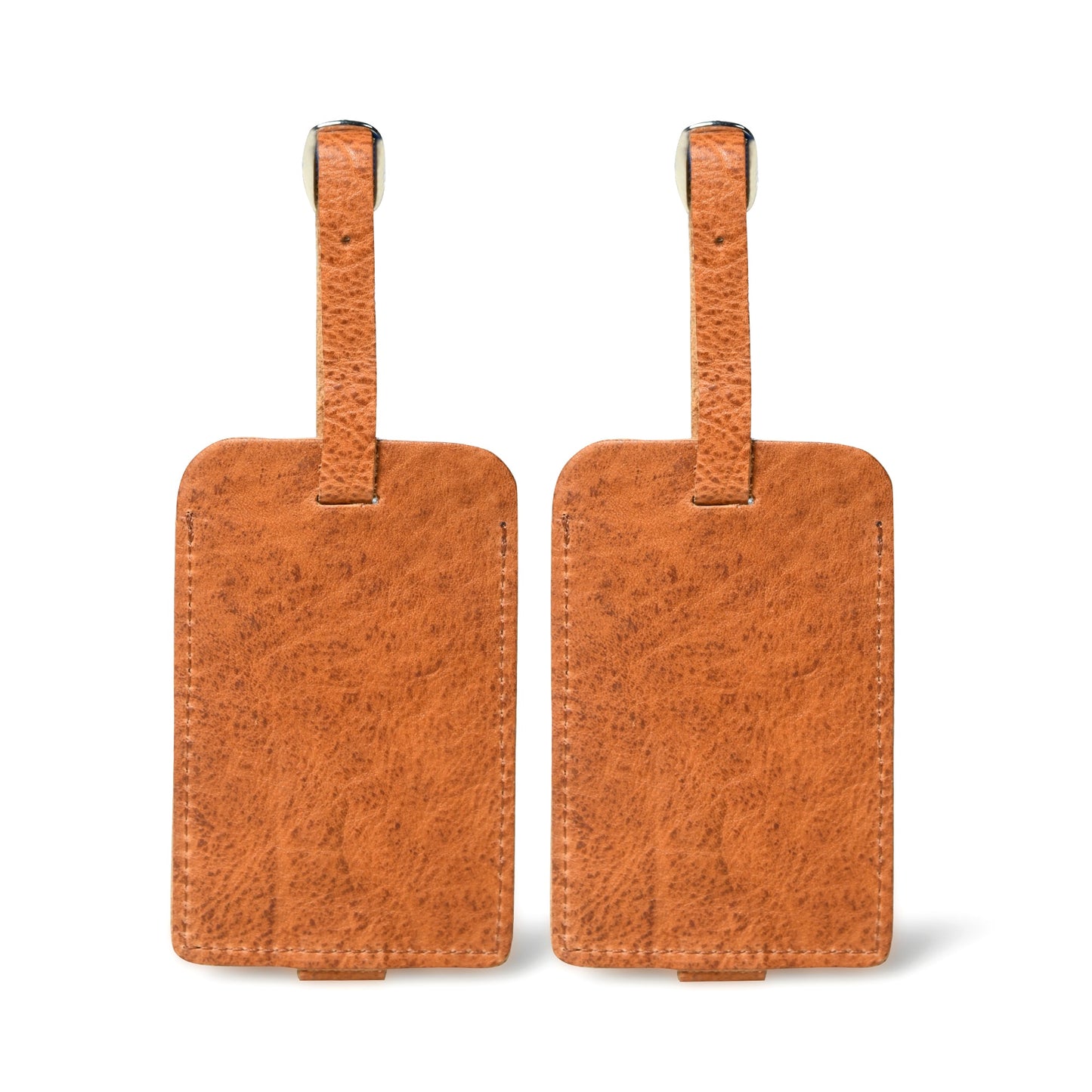 Leather Luggage Tags Set for Family Travel