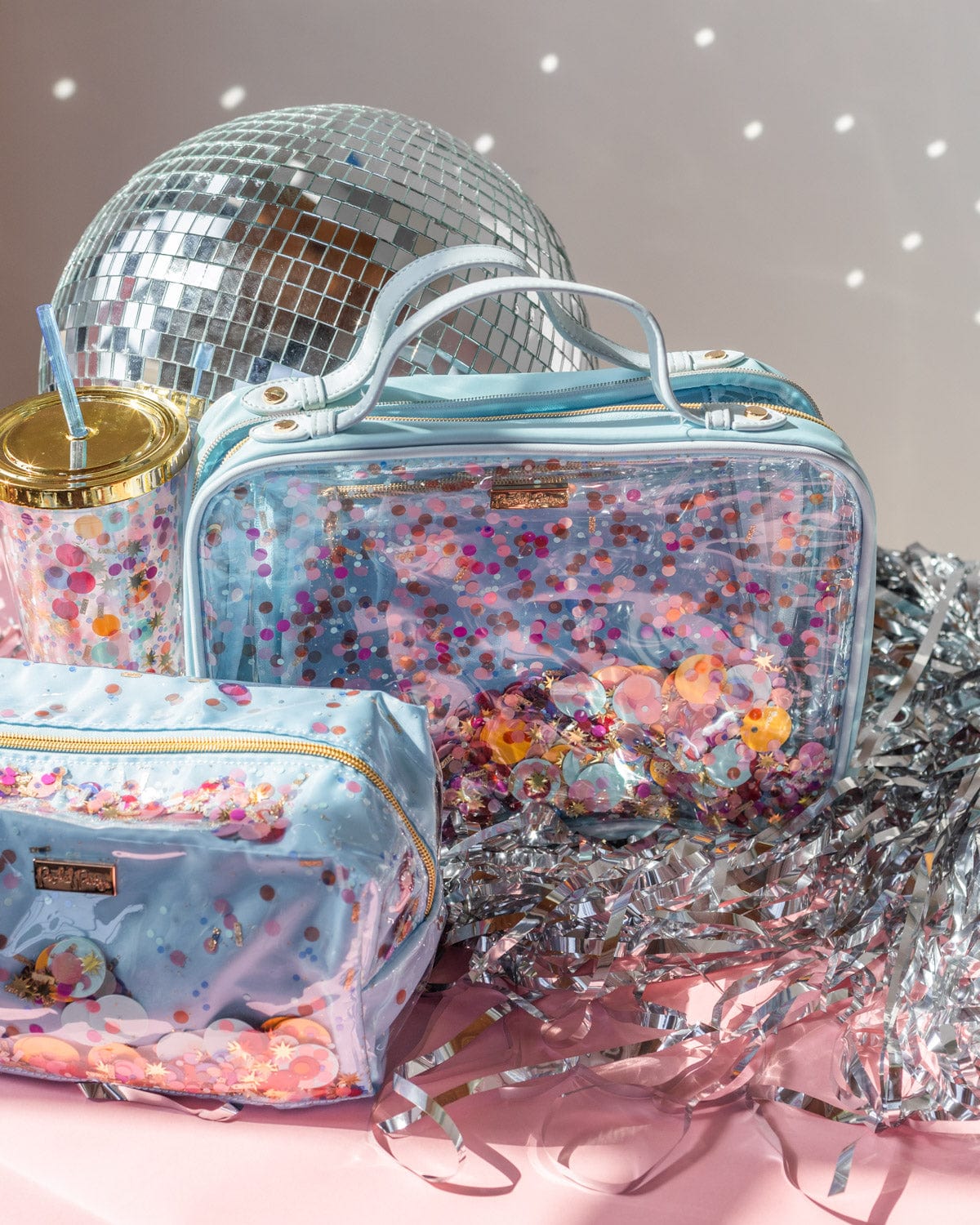 Confetti Travel Cosmetic Bag for Family Trips