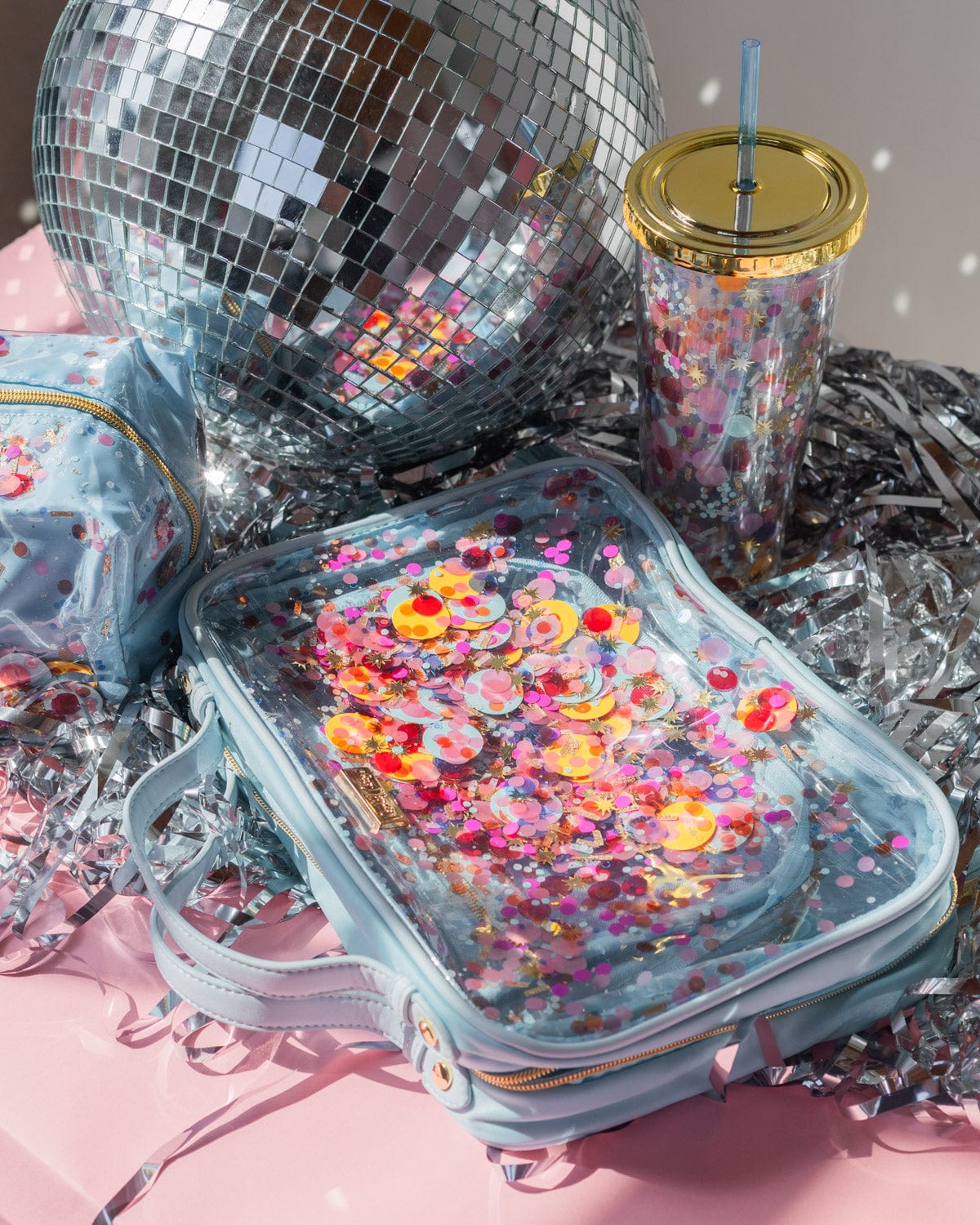 Confetti Travel Cosmetic Bag for Family Trips