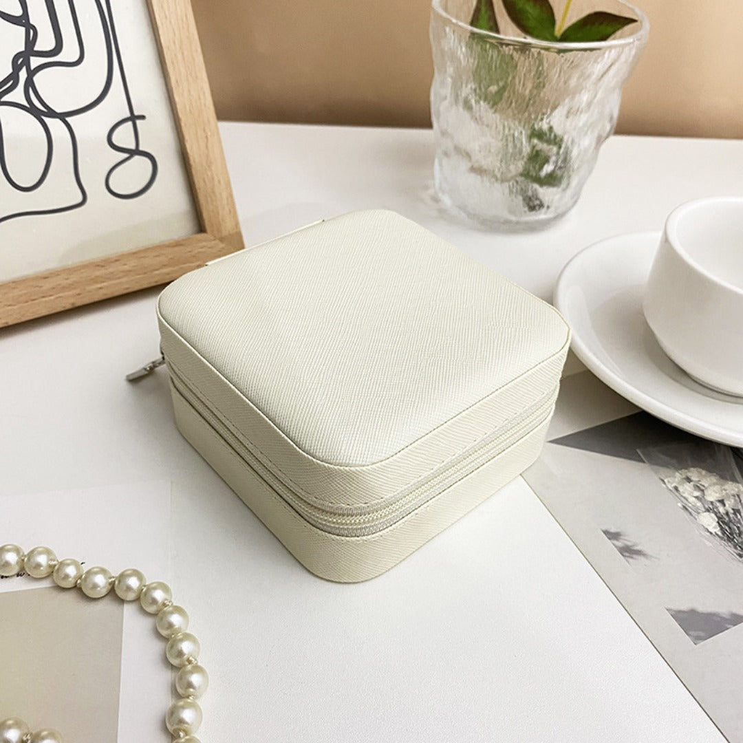 Compact travel jewelry organizer case - view 7