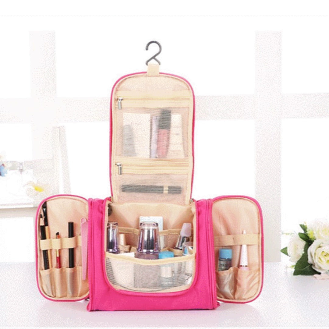 Hanging toiletry organizer for family trips - view 1