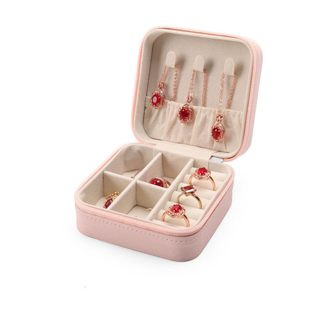 Compact travel jewelry organizer case - view 6