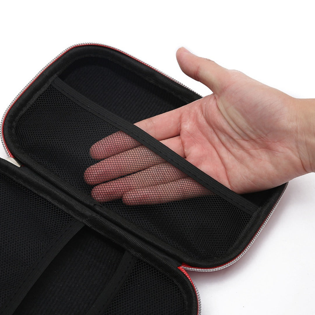 Family travel first aid organizer in red - view 8