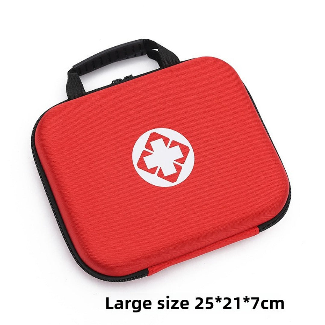 Family travel first aid organizer in red - view 2