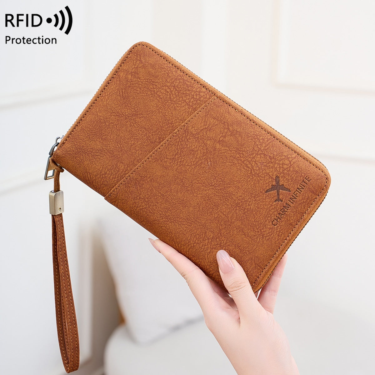 RFID Travel Document Organizer for Family Trips