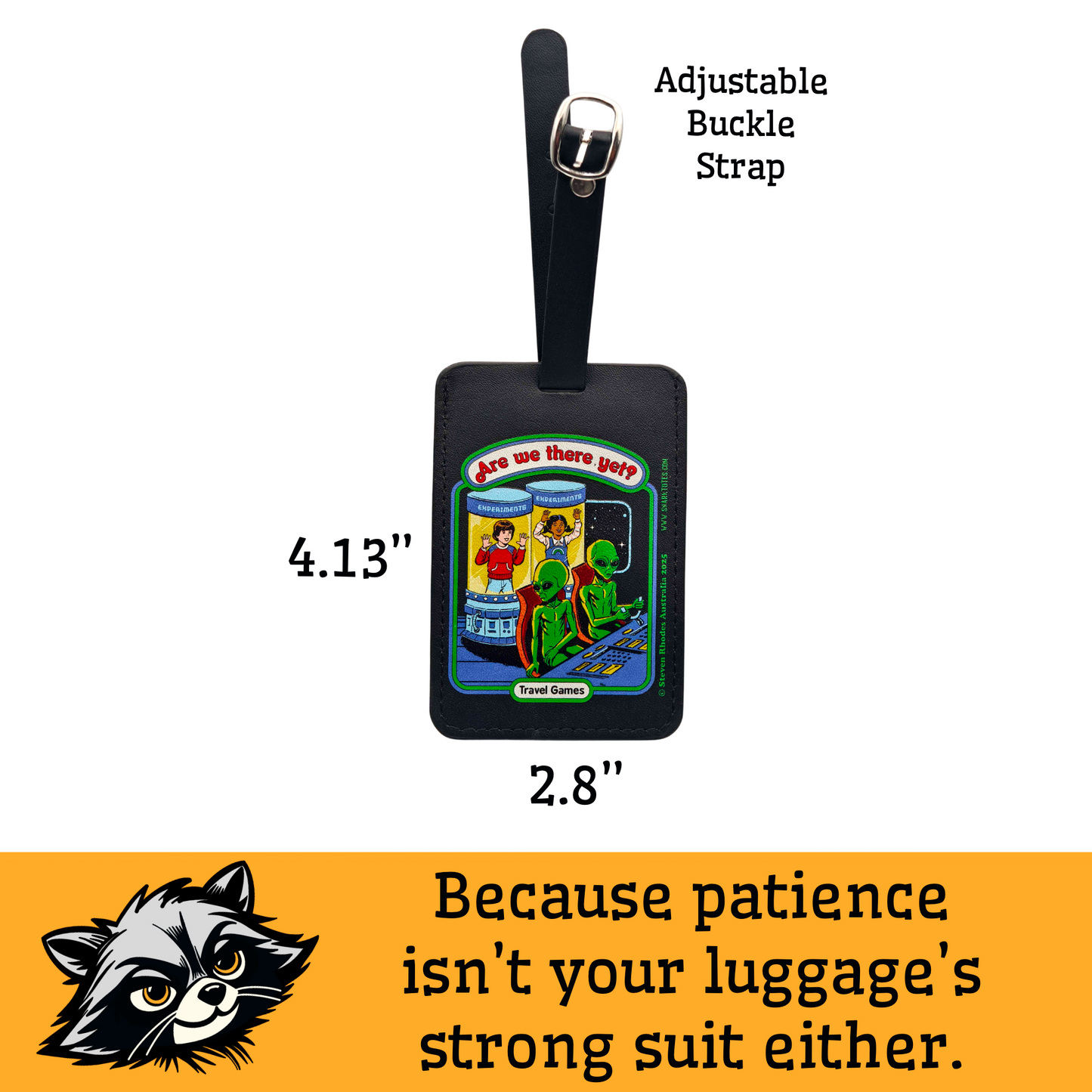 Are We There Yet? Luggage Tag for Kids