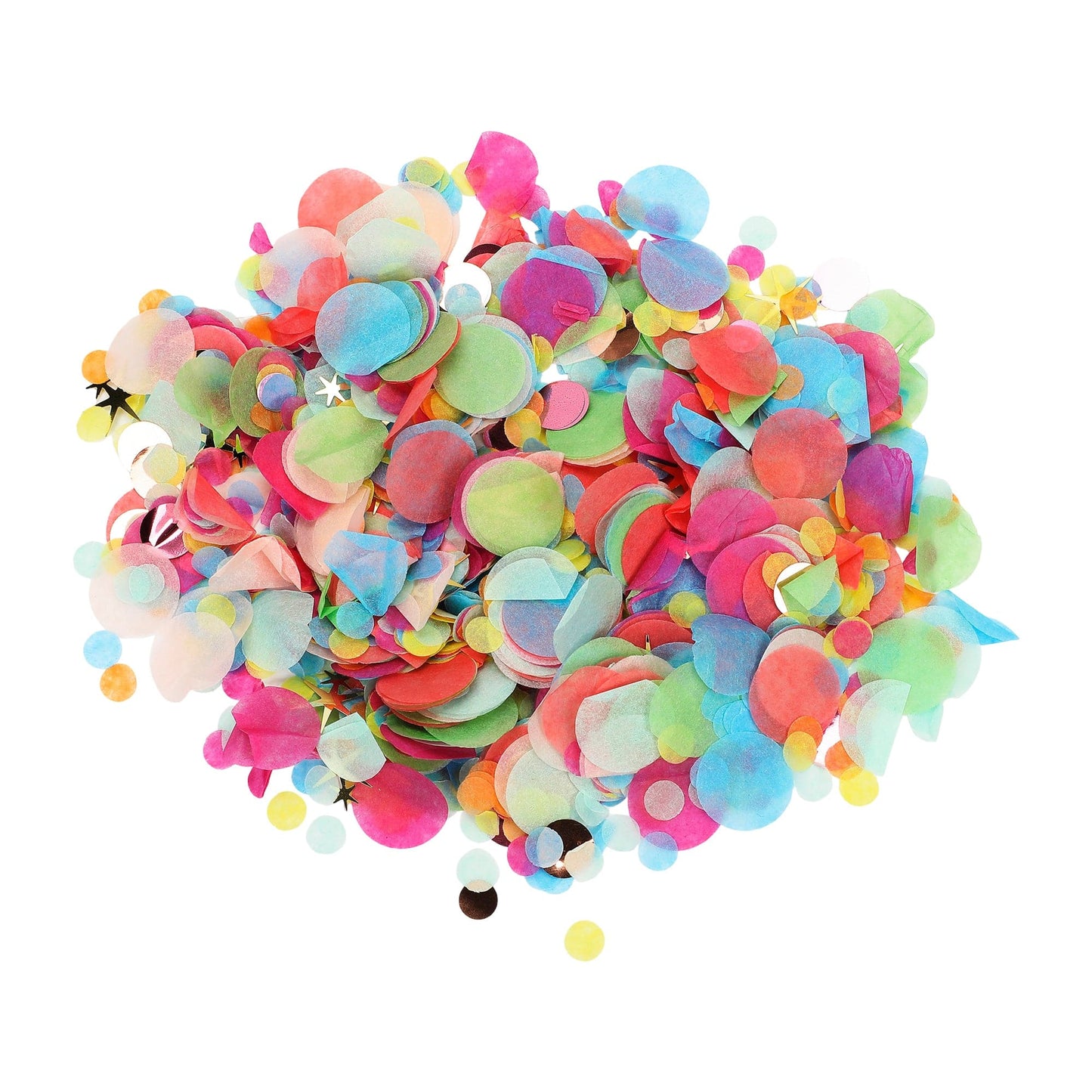 Clear Confetti Travel Pouch for Family Trips