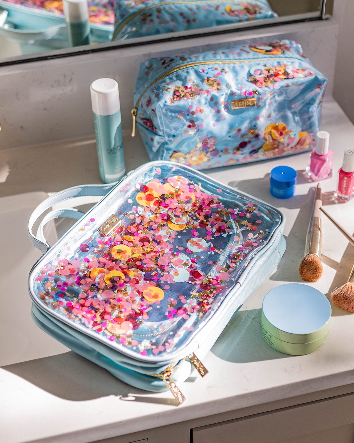 Confetti Travel Cosmetic Bag for Family Trips
