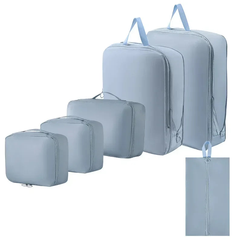 6-Piece Compressible Packing Cubes Set