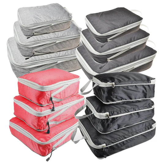 FlexPack Compressible Packing Cube Set