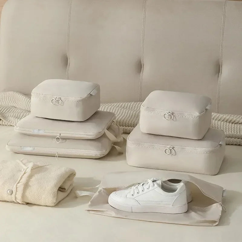 6-Piece Compressible Packing Cubes Set