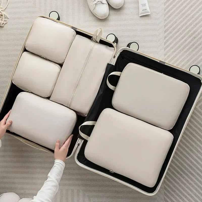 6-Piece Compressible Packing Cubes Set