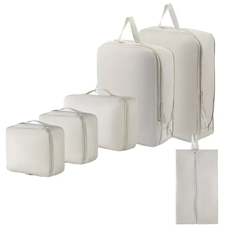 6-Piece Compressible Packing Cubes Set