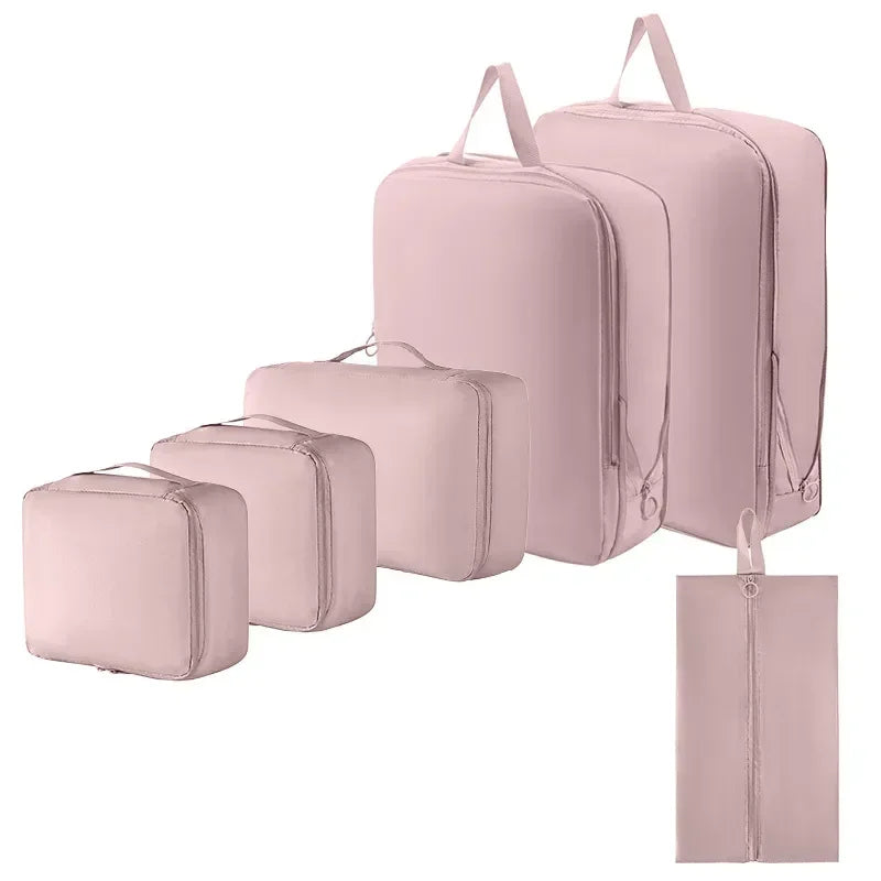 6-Piece Compressible Packing Cubes Set