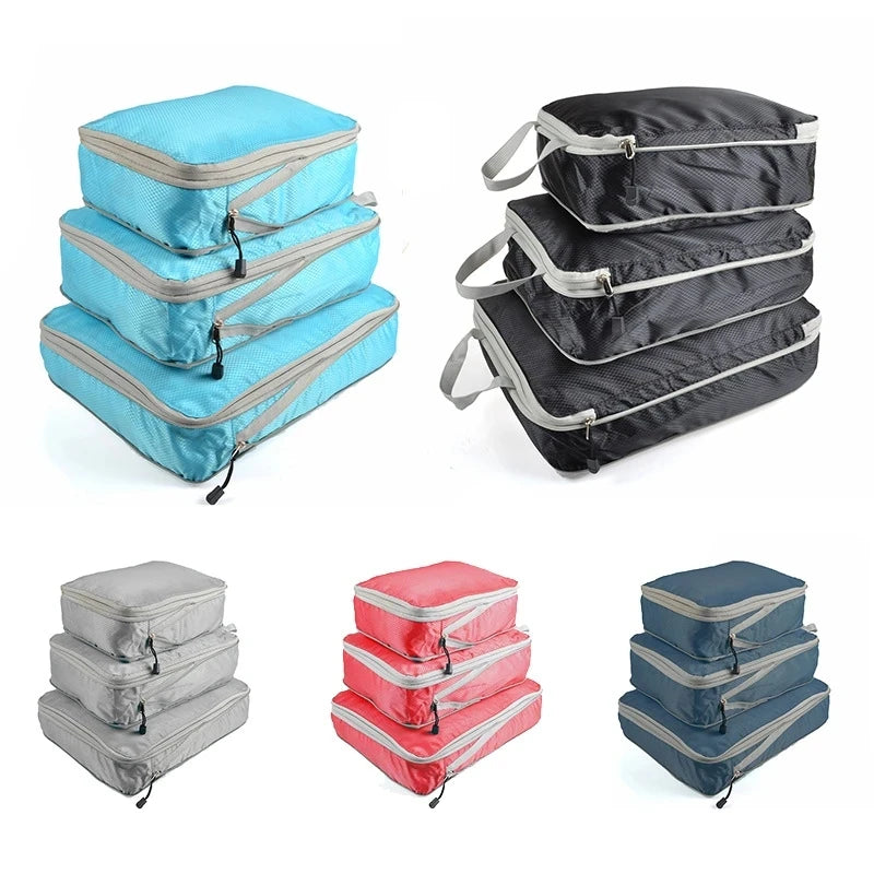 FlexPack Compressible Packing Cube Set