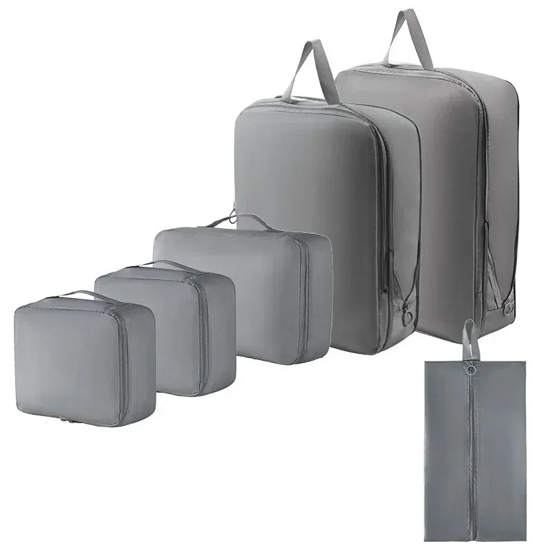 6-Piece Compressible Packing Cubes Set