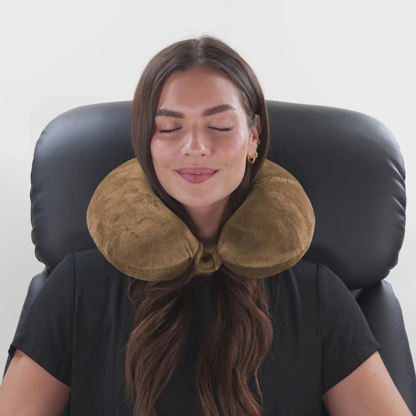 Miami Carry On® Microbeads Travel Neck Pillow – Plush Comfort on the Go