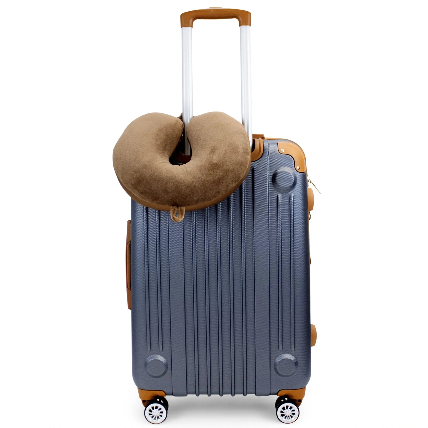 Miami Carry On® Microbeads Travel Neck Pillow – Plush Comfort on the Go