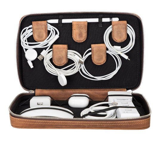 Travel Tech Organizer for Small Essentials