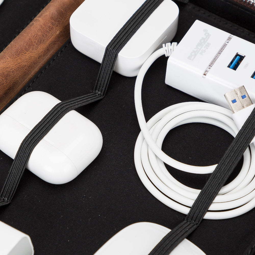 Travel Tech Organizer for Small Essentials
