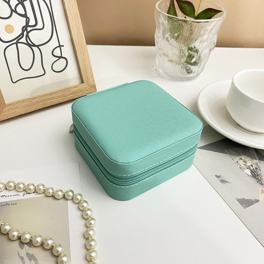 Compact travel jewelry organizer case - view 8