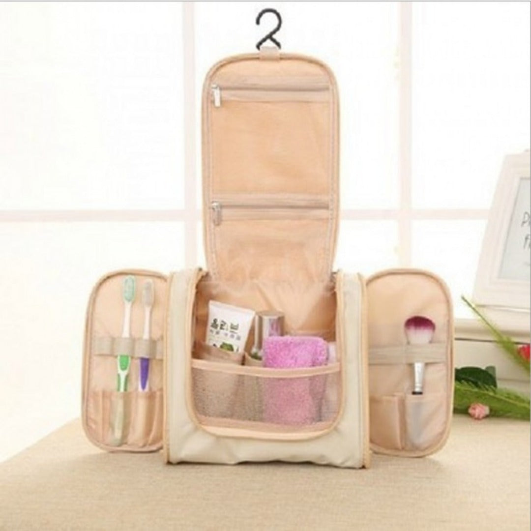 Hanging toiletry organizer for family trips - view 2