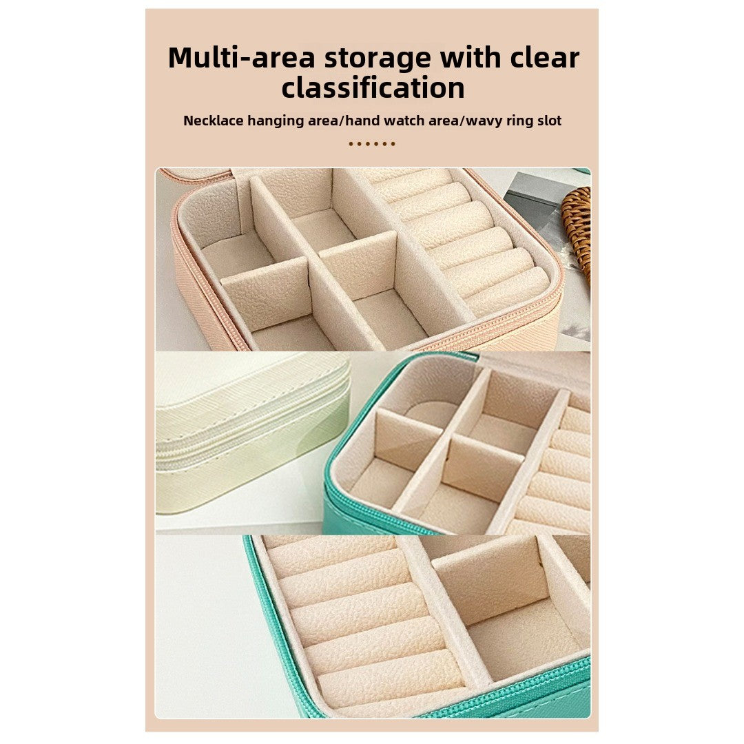 Compact travel jewelry organizer case - view 11